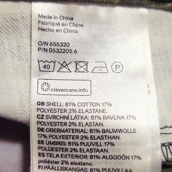 Divided by H&M Military Style Slim Jean Pants - Picture 6 of 9